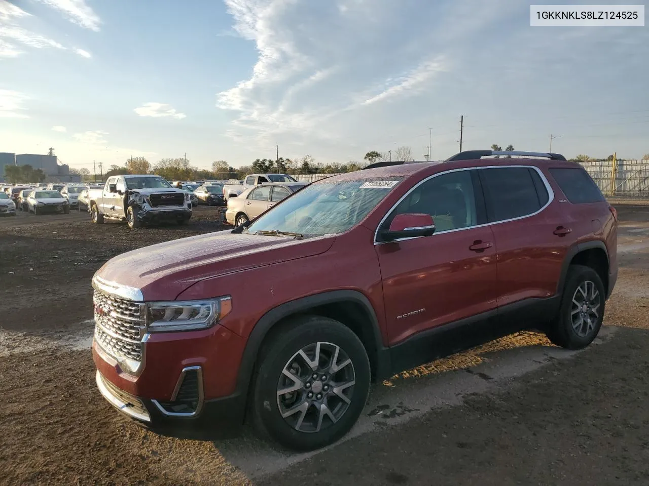 2020 GMC Acadia Sle VIN: 1GKKNKLS8LZ124525 Lot: 77206284