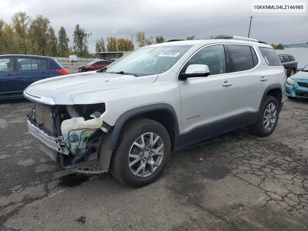 2020 GMC Acadia Slt VIN: 1GKKNMLS4LZ146985 Lot: 78648704