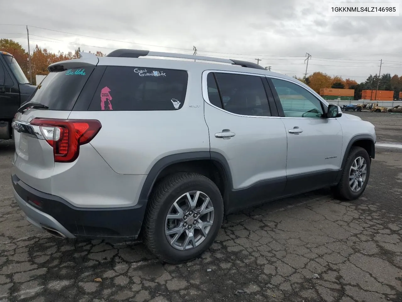 2020 GMC Acadia Slt VIN: 1GKKNMLS4LZ146985 Lot: 78648704