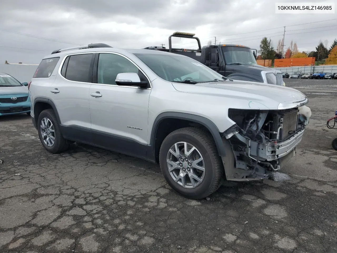 2020 GMC Acadia Slt VIN: 1GKKNMLS4LZ146985 Lot: 78648704