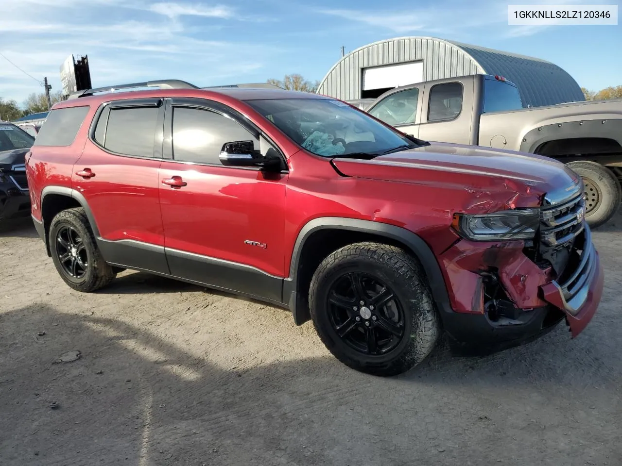 2020 GMC Acadia At4 VIN: 1GKKNLLS2LZ120346 Lot: 80435014