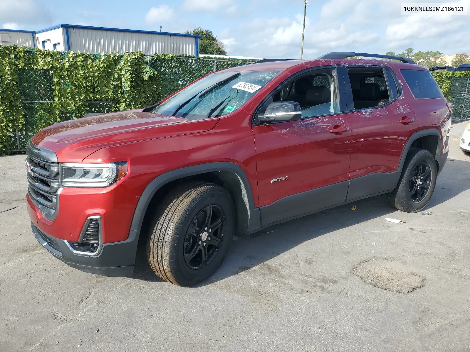 1GKKNLLS9MZ186121 2021 GMC Acadia At4