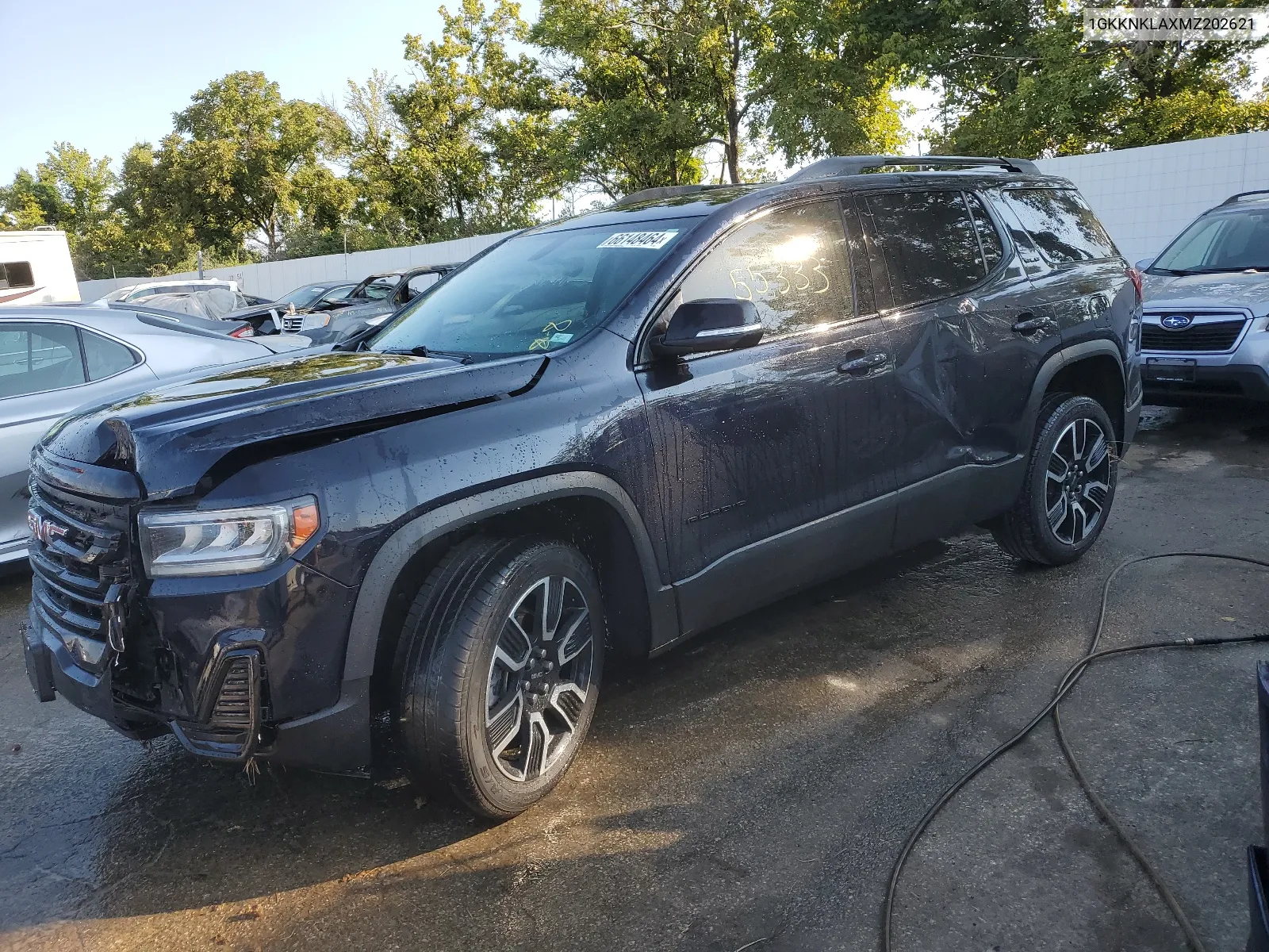 2021 GMC Acadia Sle VIN: 1GKKNKLAXMZ202621 Lot: 66148464