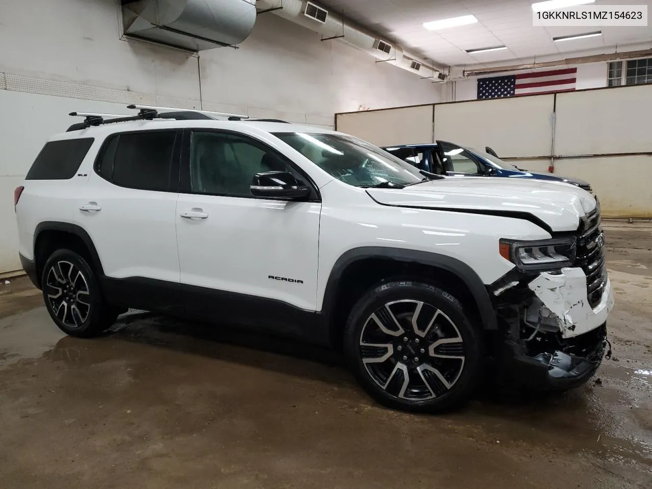 2021 GMC Acadia Sle VIN: 1GKKNRLS1MZ154623 Lot: 66291104