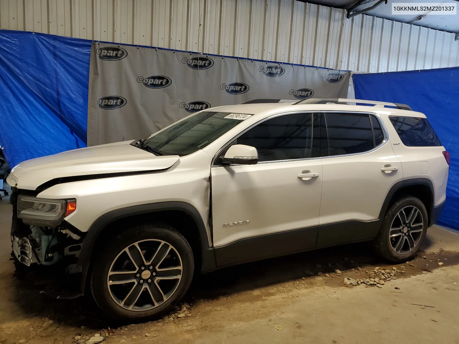 2021 GMC Acadia Slt VIN: 1GKKNMLS2MZ201337 Lot: 66296124