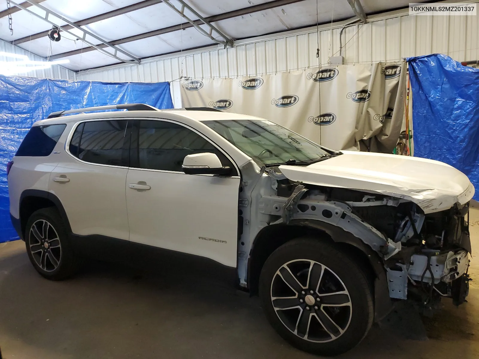 2021 GMC Acadia Slt VIN: 1GKKNMLS2MZ201337 Lot: 66296124