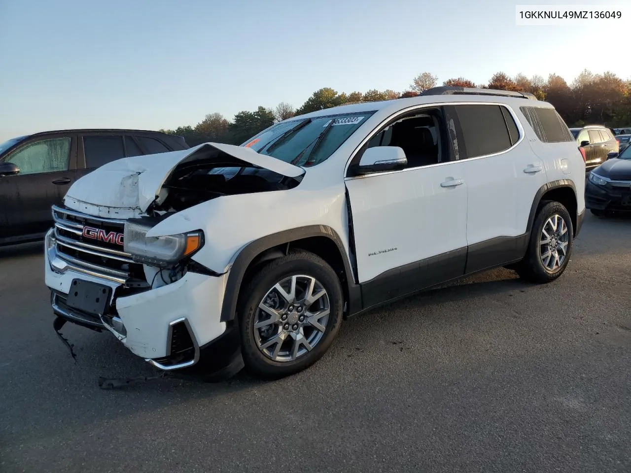 2021 GMC Acadia Slt VIN: 1GKKNUL49MZ136049 Lot: 69633303