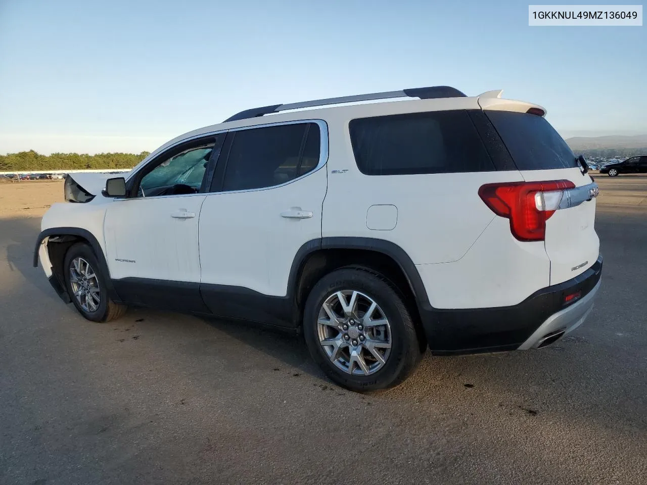 2021 GMC Acadia Slt VIN: 1GKKNUL49MZ136049 Lot: 69633303