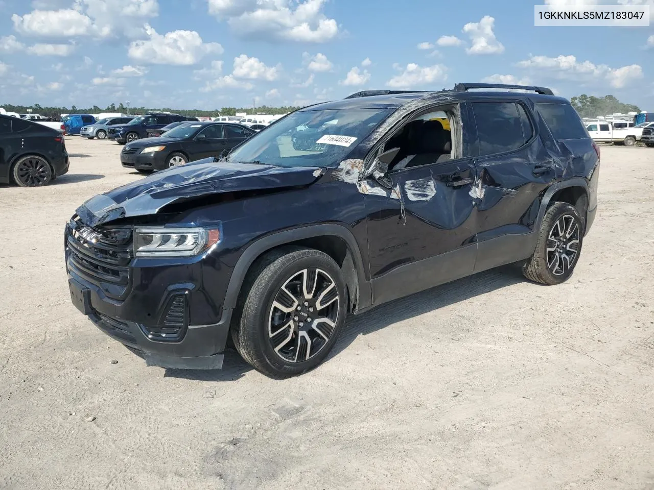 2021 GMC Acadia Sle VIN: 1GKKNKLS5MZ183047 Lot: 71604024