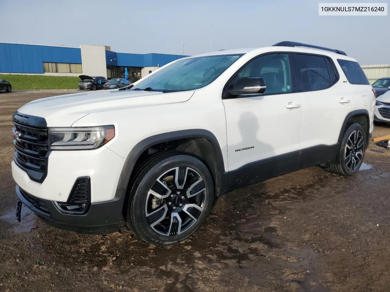 2021 GMC Acadia Slt VIN: 1GKKNULS7MZ216240 Lot: 72185514