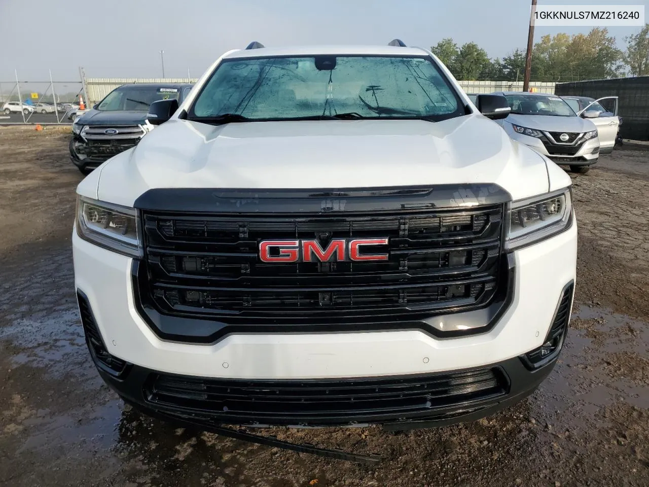 2021 GMC Acadia Slt VIN: 1GKKNULS7MZ216240 Lot: 72185514