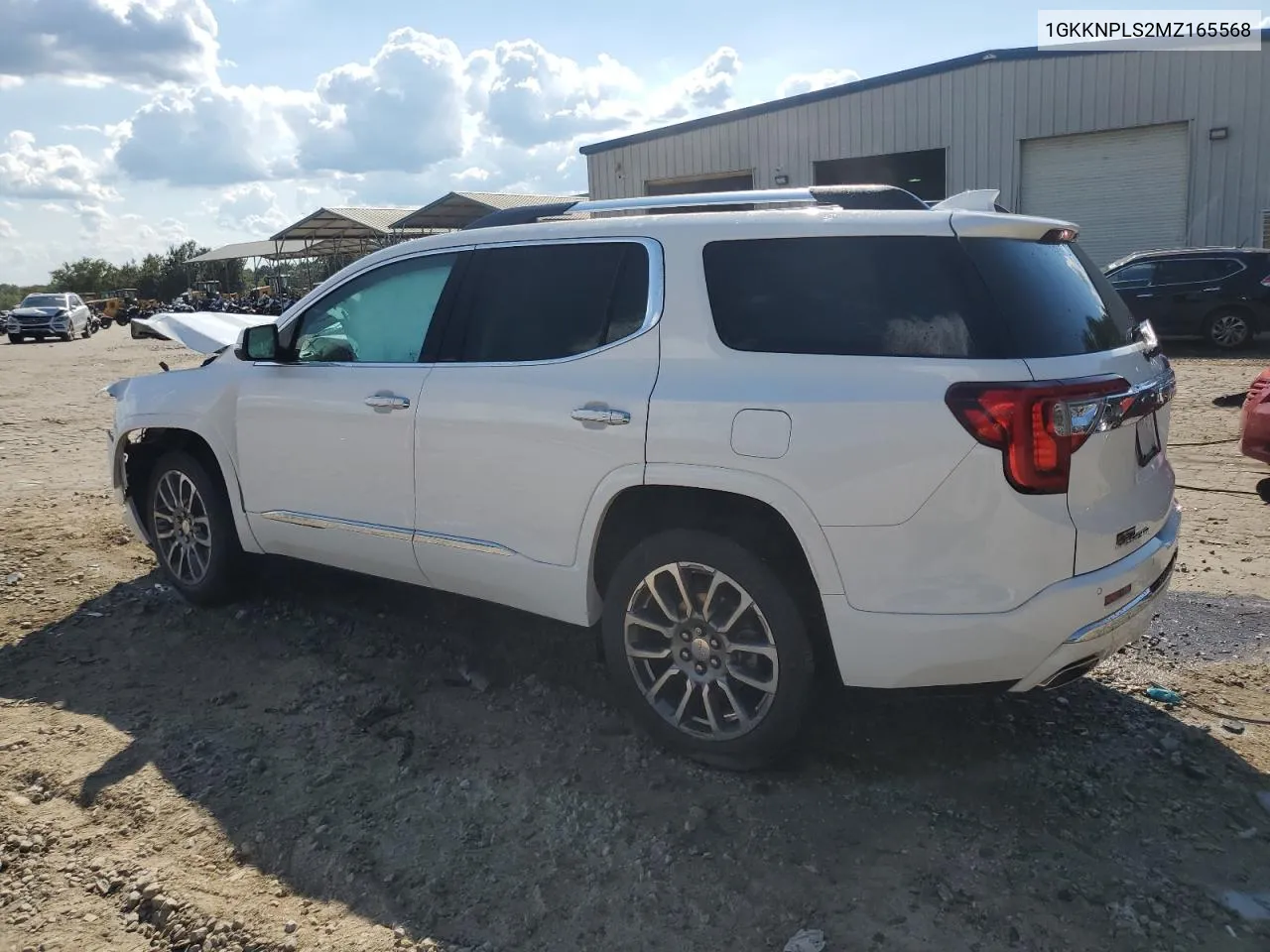 2021 GMC Acadia Denali VIN: 1GKKNPLS2MZ165568 Lot: 72524114