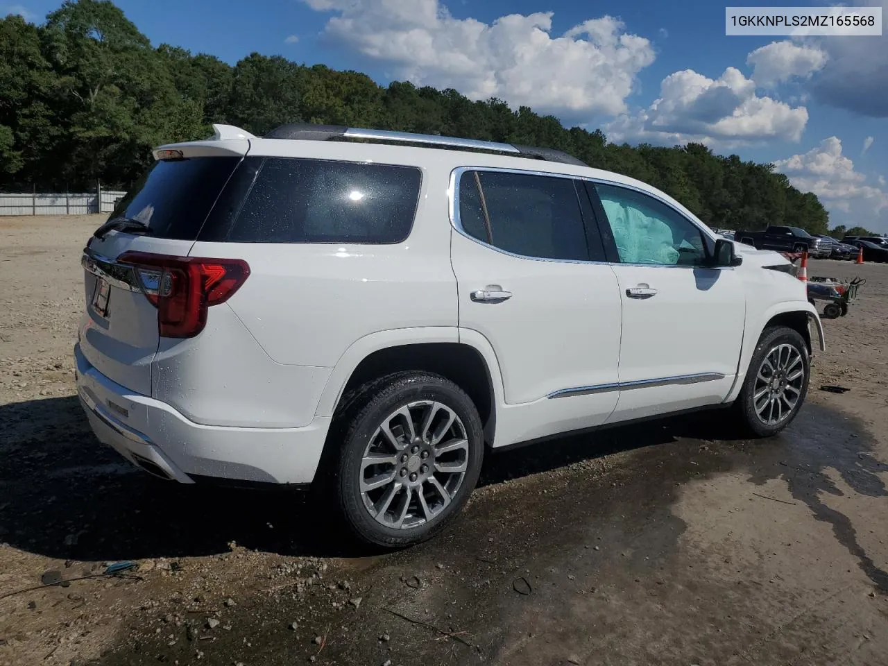 2021 GMC Acadia Denali VIN: 1GKKNPLS2MZ165568 Lot: 72524114