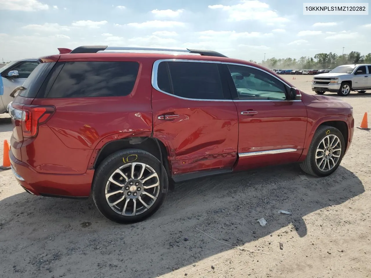 2021 GMC Acadia Denali VIN: 1GKKNPLS1MZ120282 Lot: 73734034