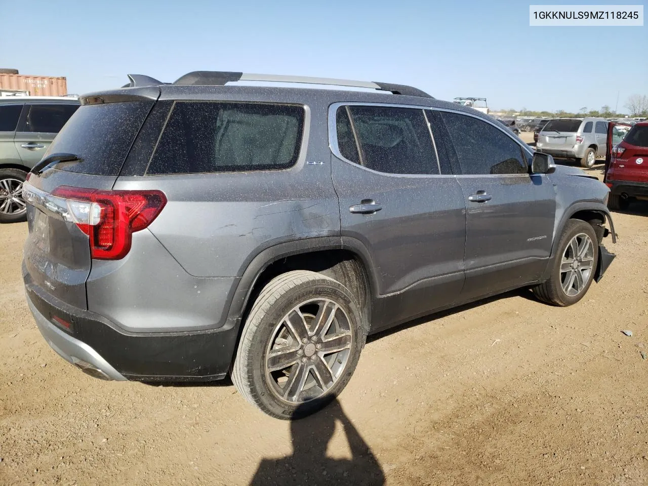 2021 GMC Acadia Slt VIN: 1GKKNULS9MZ118245 Lot: 74100674