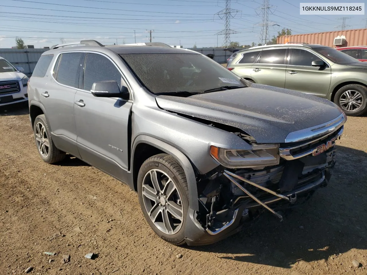 2021 GMC Acadia Slt VIN: 1GKKNULS9MZ118245 Lot: 74100674