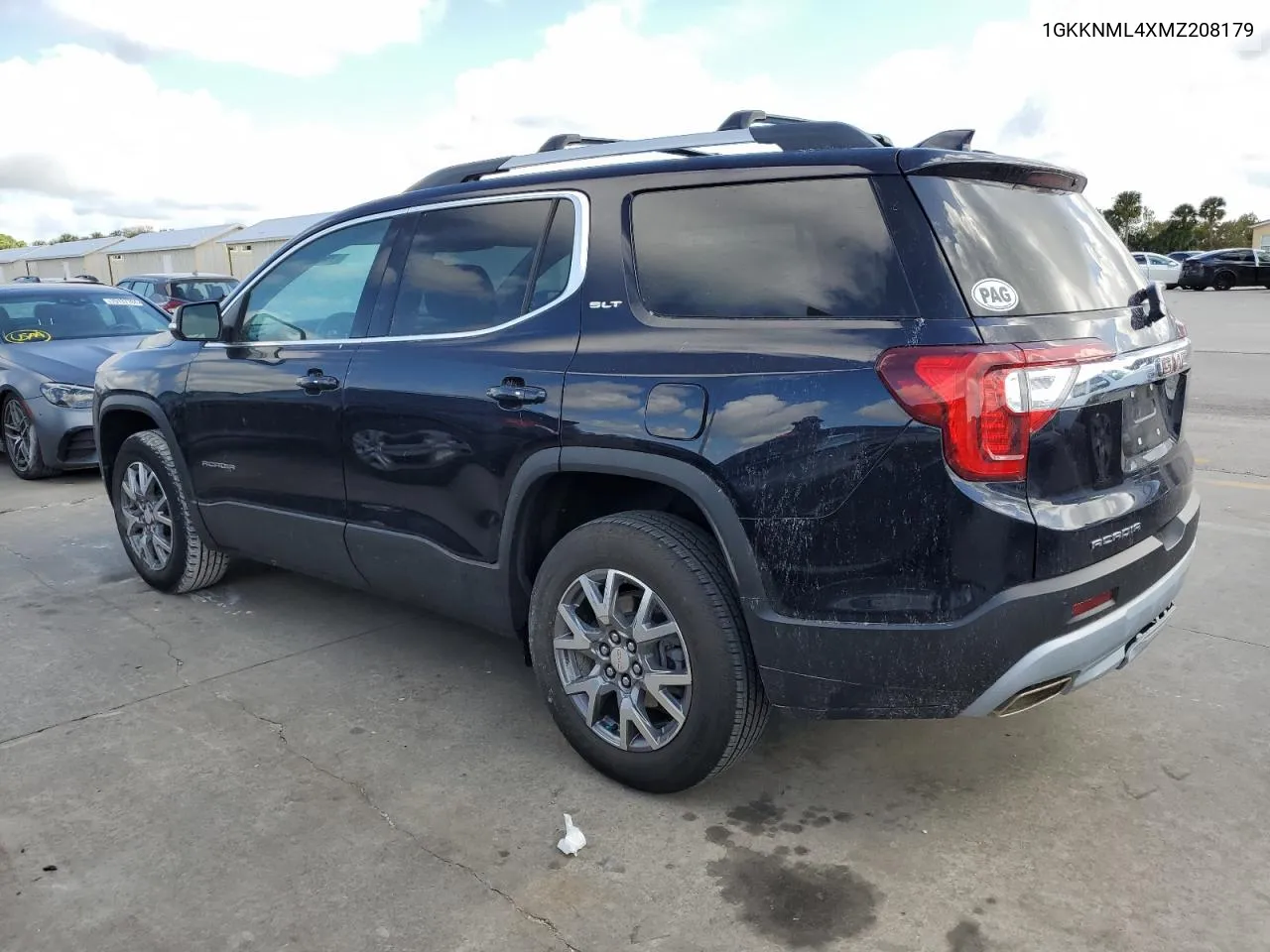 2021 GMC Acadia Slt VIN: 1GKKNML4XMZ208179 Lot: 75061434