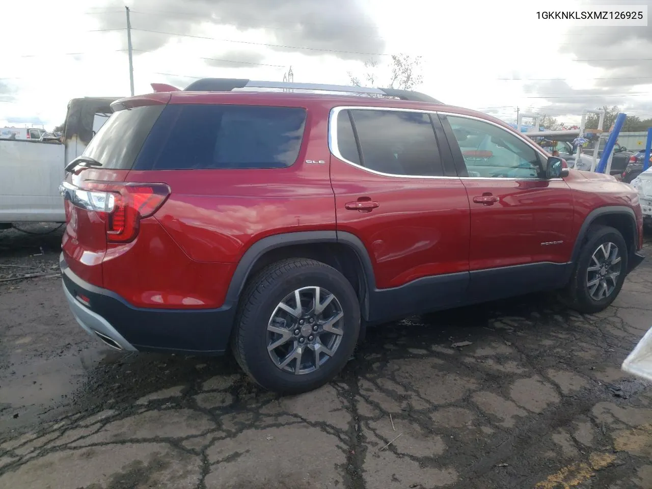 2021 GMC Acadia Sle VIN: 1GKKNKLSXMZ126925 Lot: 75808374