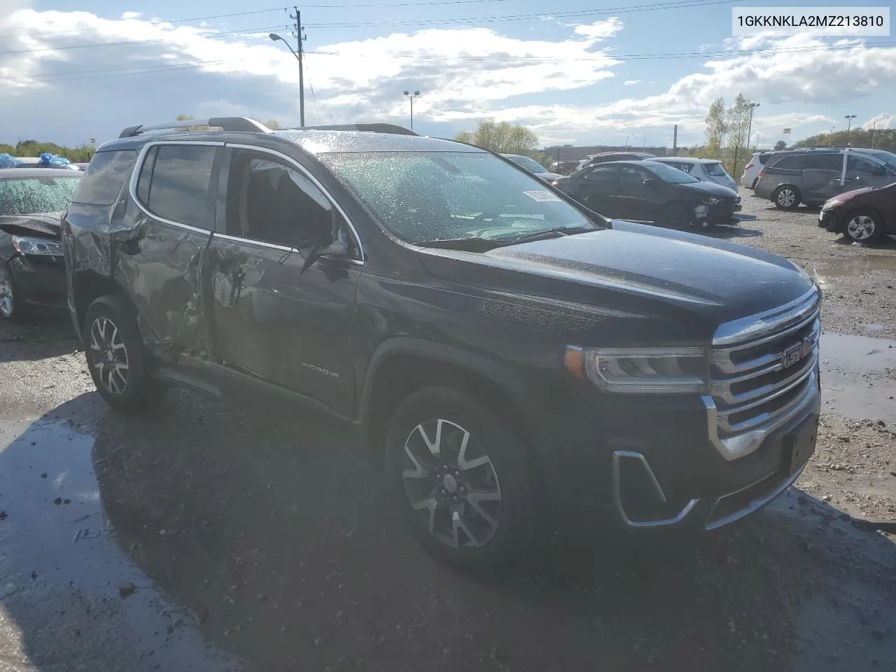 2021 GMC Acadia Sle VIN: 1GKKNKLA2MZ213810 Lot: 76239874