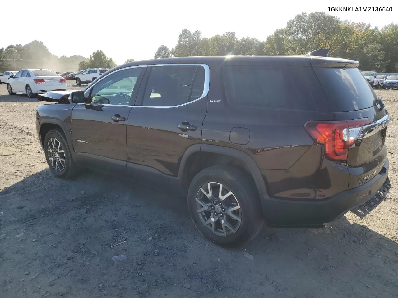 2021 GMC Acadia Sle VIN: 1GKKNKLA1MZ136640 Lot: 76285524