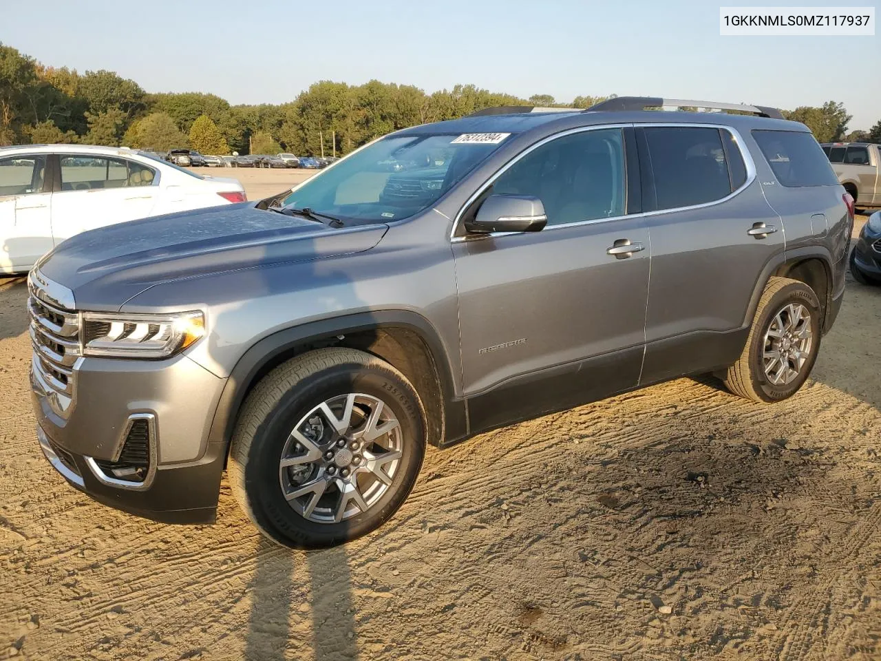 2021 GMC Acadia Slt VIN: 1GKKNMLS0MZ117937 Lot: 76312394