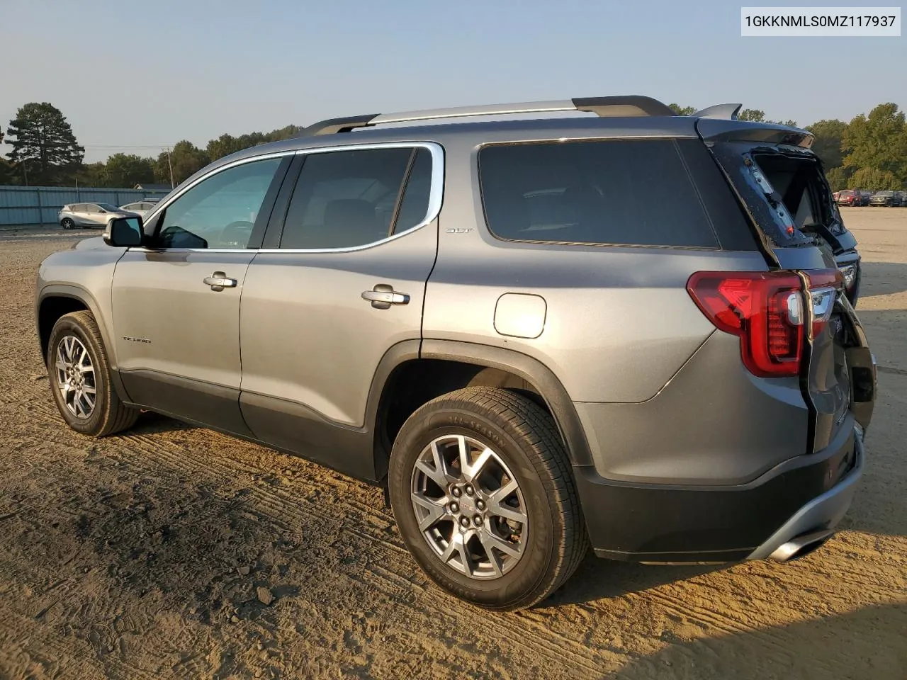 2021 GMC Acadia Slt VIN: 1GKKNMLS0MZ117937 Lot: 76312394