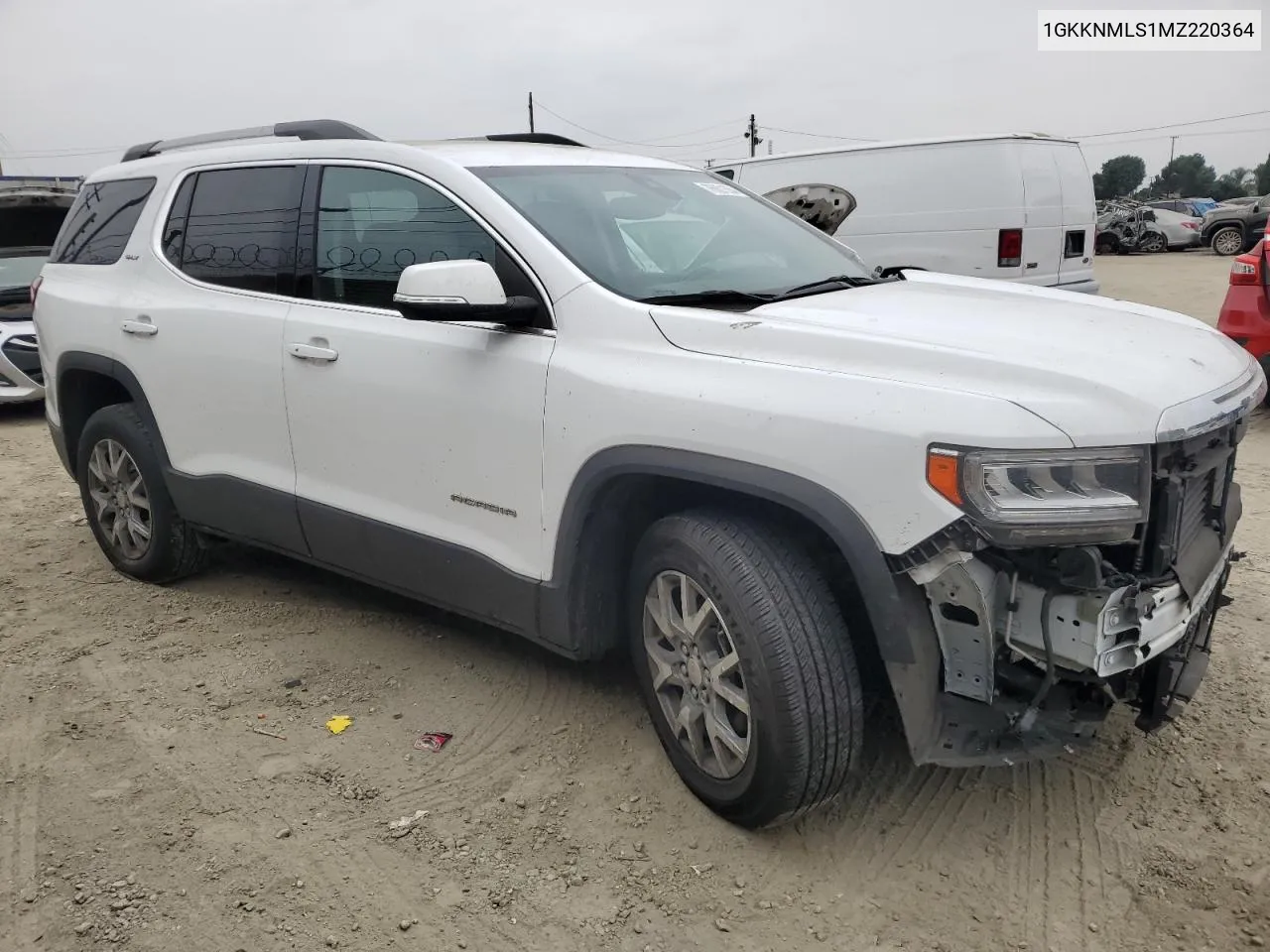 2021 GMC Acadia Slt VIN: 1GKKNMLS1MZ220364 Lot: 76601554