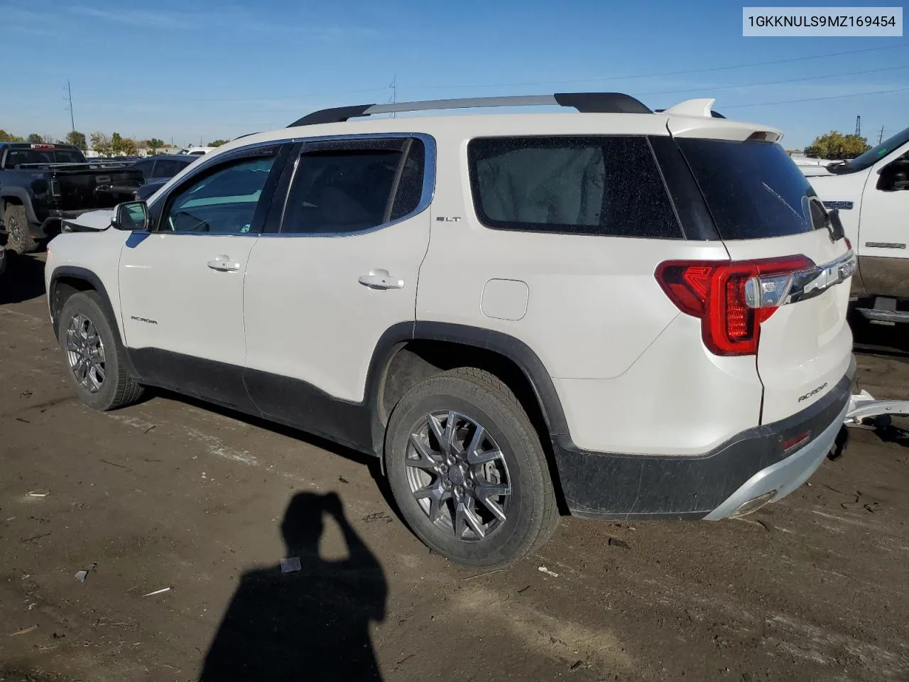 2021 GMC Acadia Slt VIN: 1GKKNULS9MZ169454 Lot: 77257944