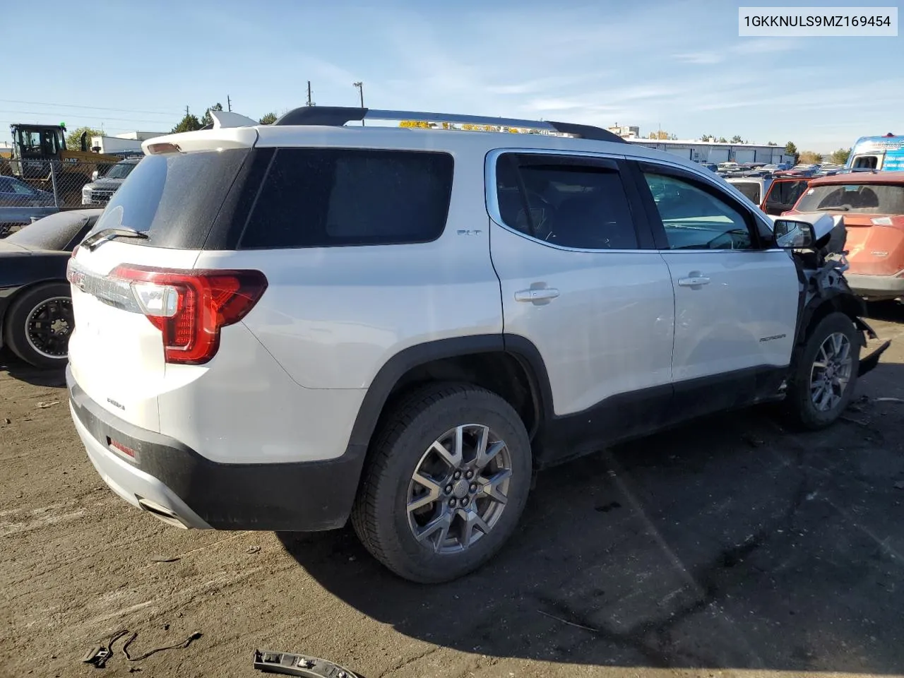 2021 GMC Acadia Slt VIN: 1GKKNULS9MZ169454 Lot: 77257944