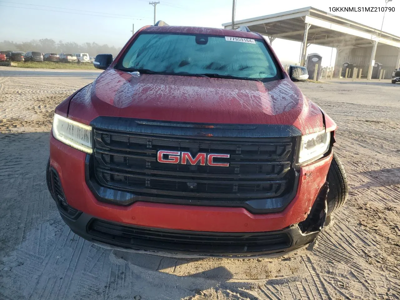 2021 GMC Acadia Slt VIN: 1GKKNMLS1MZ210790 Lot: 77959184