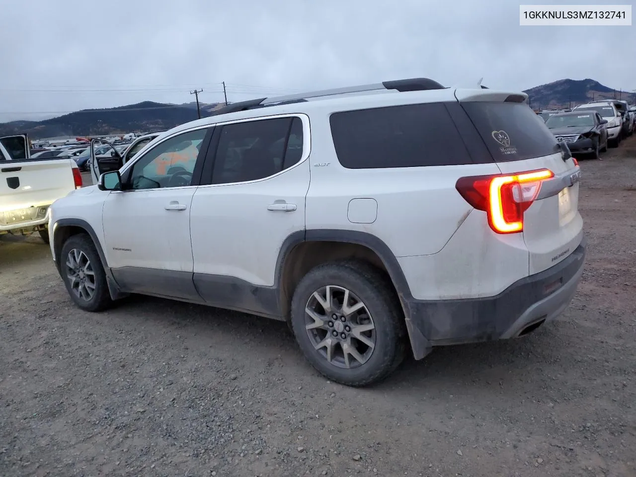 2021 GMC Acadia Slt VIN: 1GKKNULS3MZ132741 Lot: 80893384