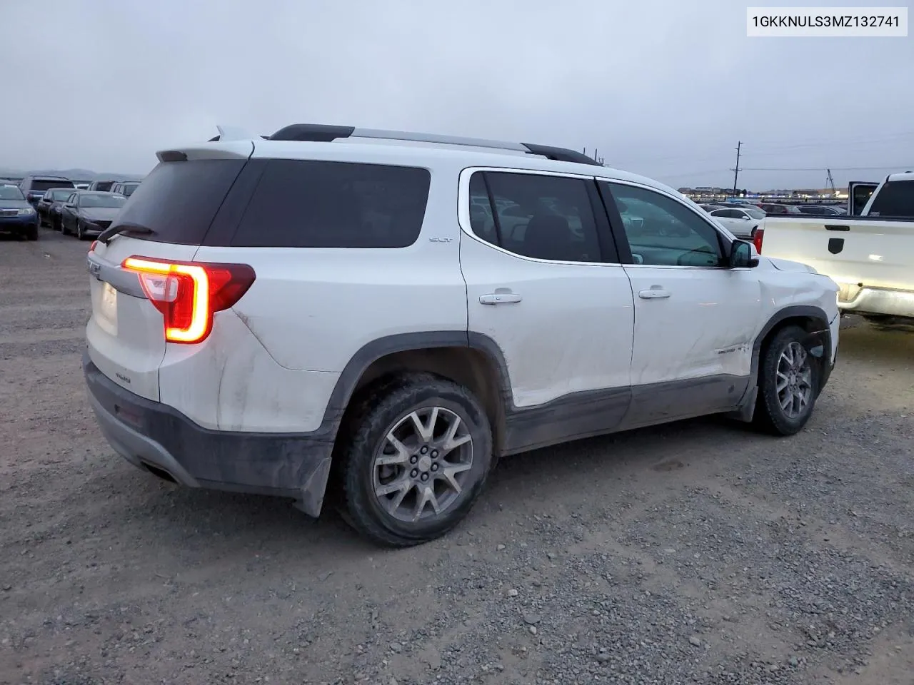 2021 GMC Acadia Slt VIN: 1GKKNULS3MZ132741 Lot: 80893384