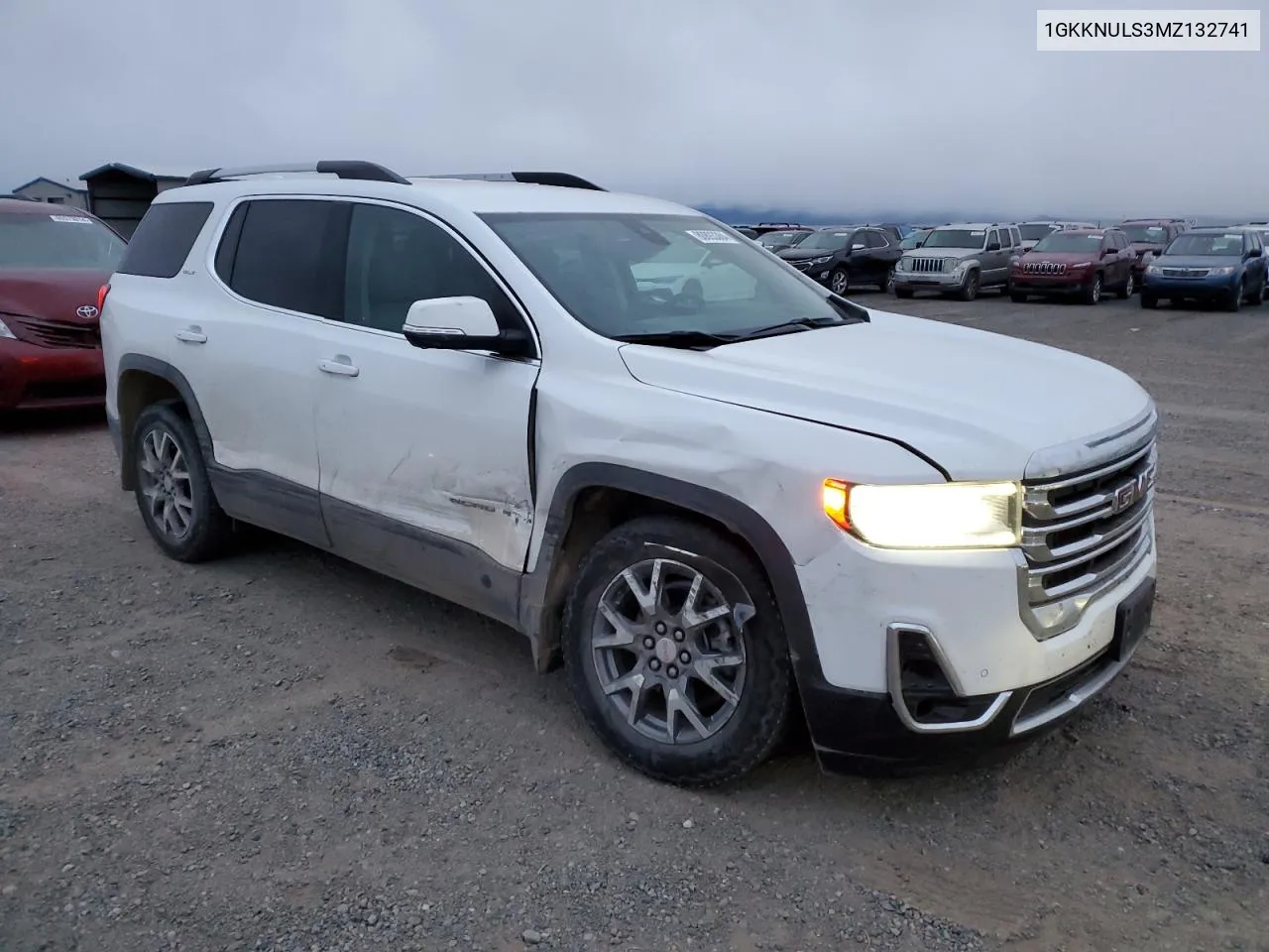 2021 GMC Acadia Slt VIN: 1GKKNULS3MZ132741 Lot: 80893384