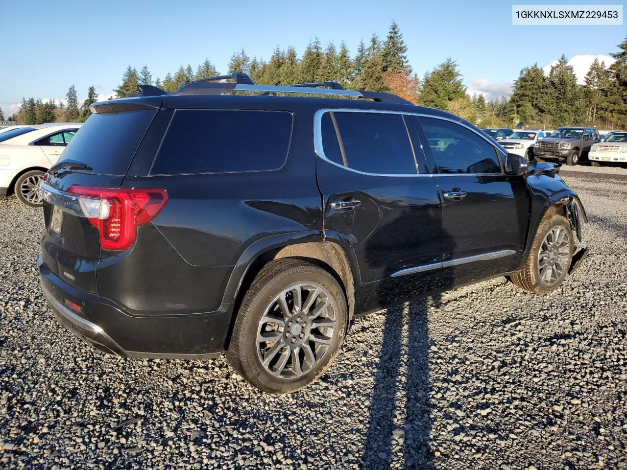 2021 GMC Acadia Denali VIN: 1GKKNXLSXMZ229453 Lot: 81005644