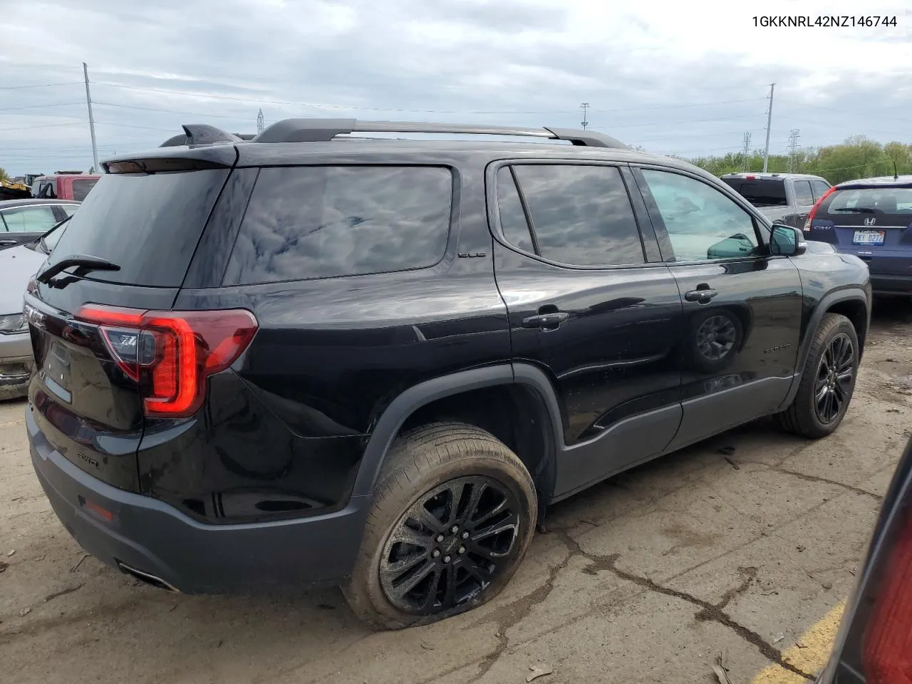 2022 GMC Acadia Sle VIN: 1GKKNRL42NZ146744 Lot: 53595404