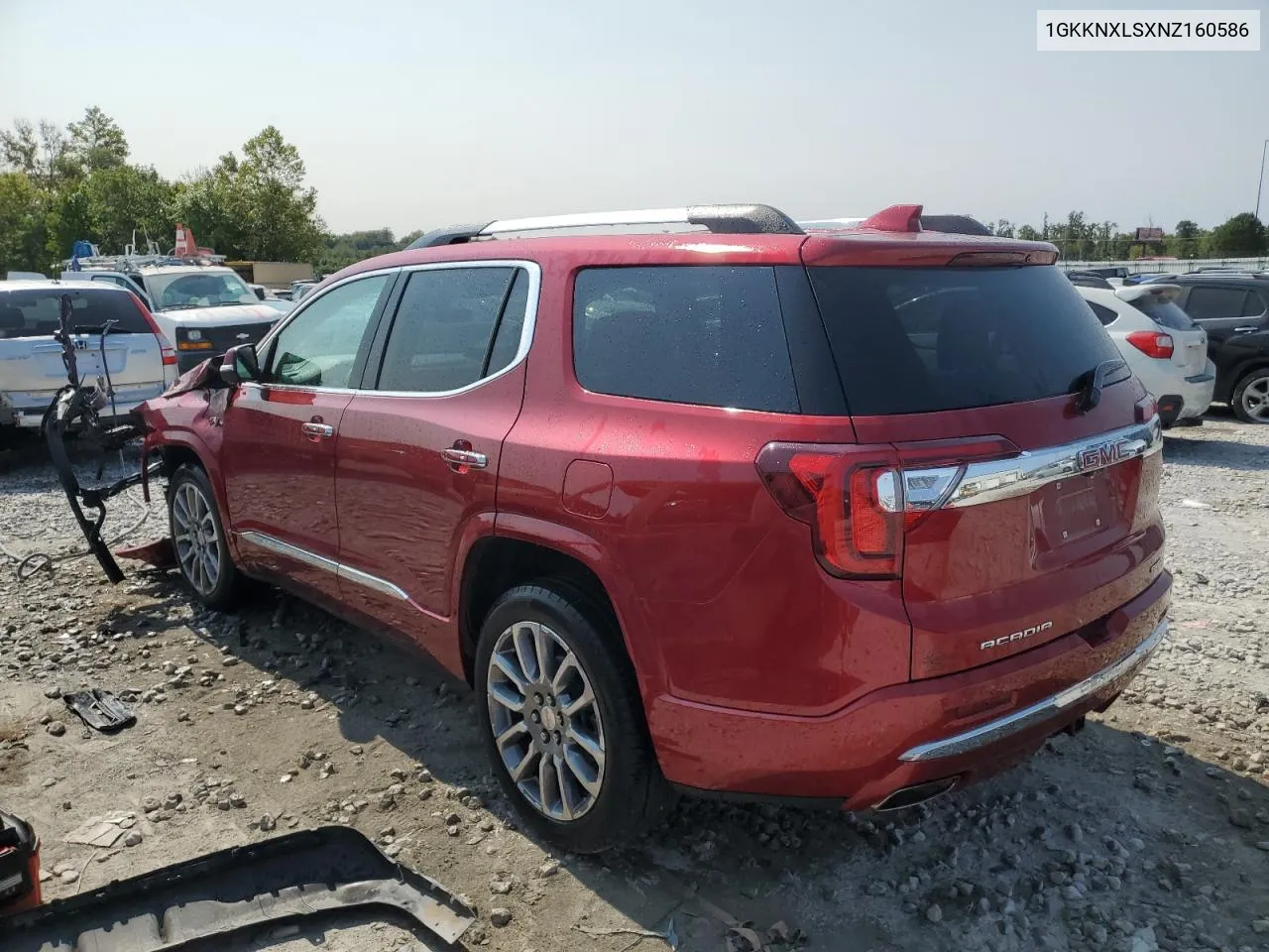 2022 GMC Acadia Denali VIN: 1GKKNXLSXNZ160586 Lot: 74705884