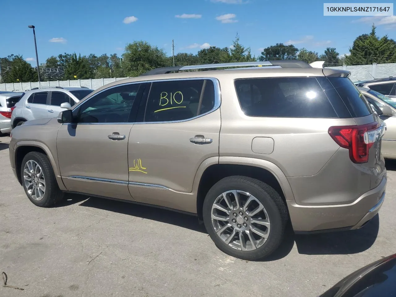 1GKKNPLS4NZ171647 2022 GMC Acadia Denali