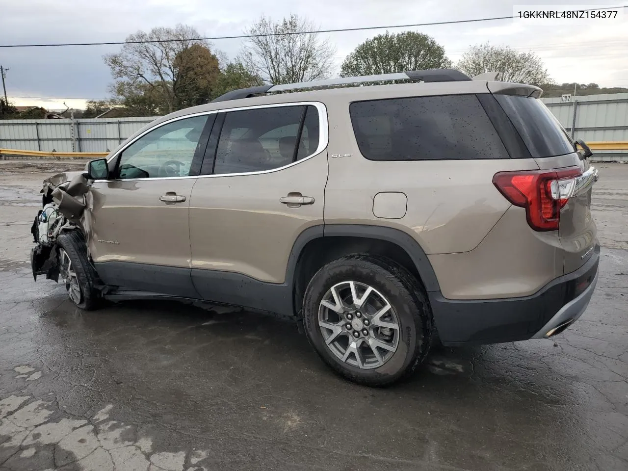 2022 GMC Acadia Sle VIN: 1GKKNRL48NZ154377 Lot: 76332464