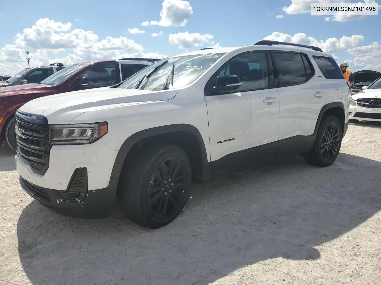 2022 GMC Acadia Slt VIN: 1GKKNMLS0NZ101495 Lot: 77628424