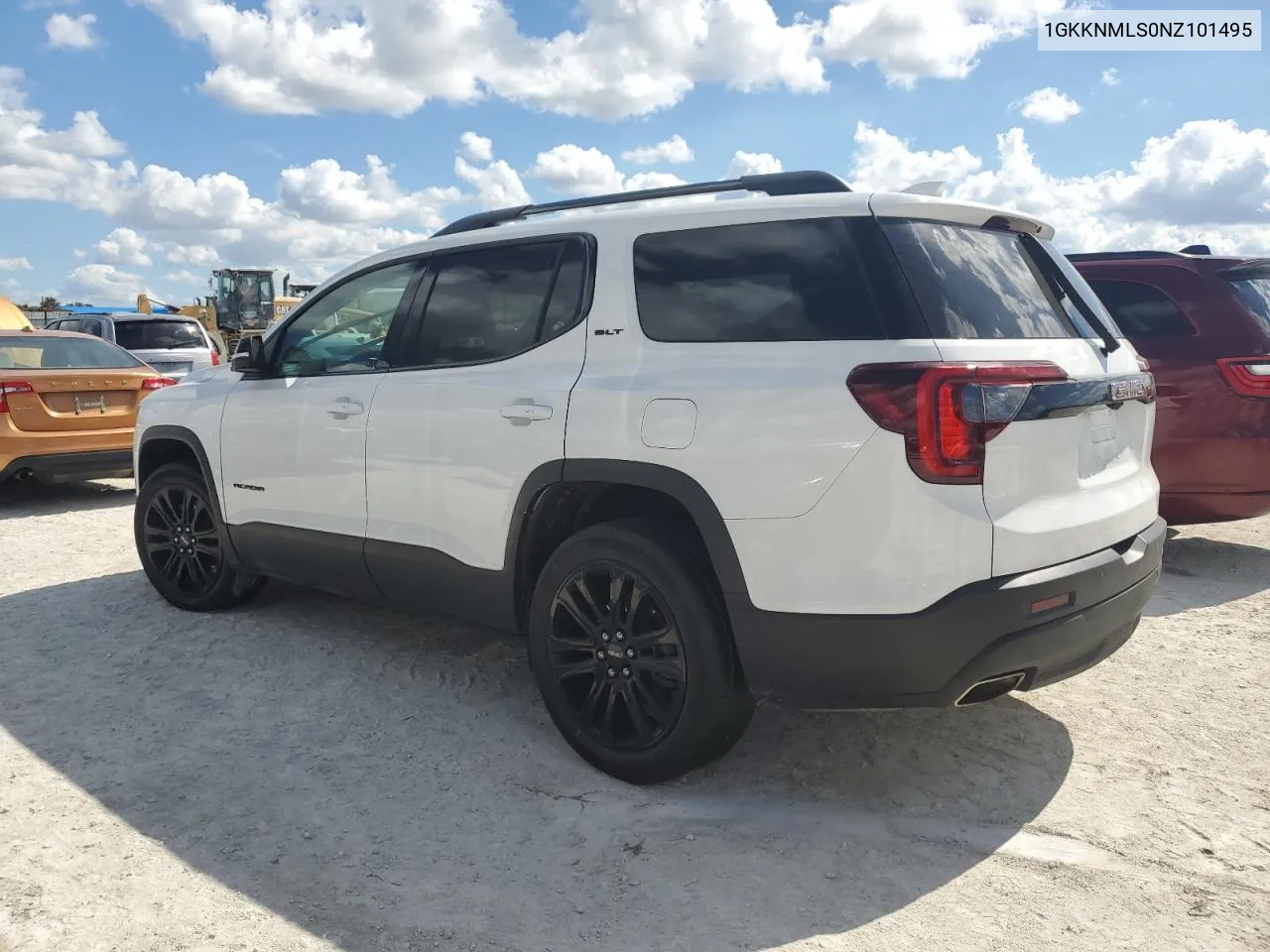 2022 GMC Acadia Slt VIN: 1GKKNMLS0NZ101495 Lot: 77628424