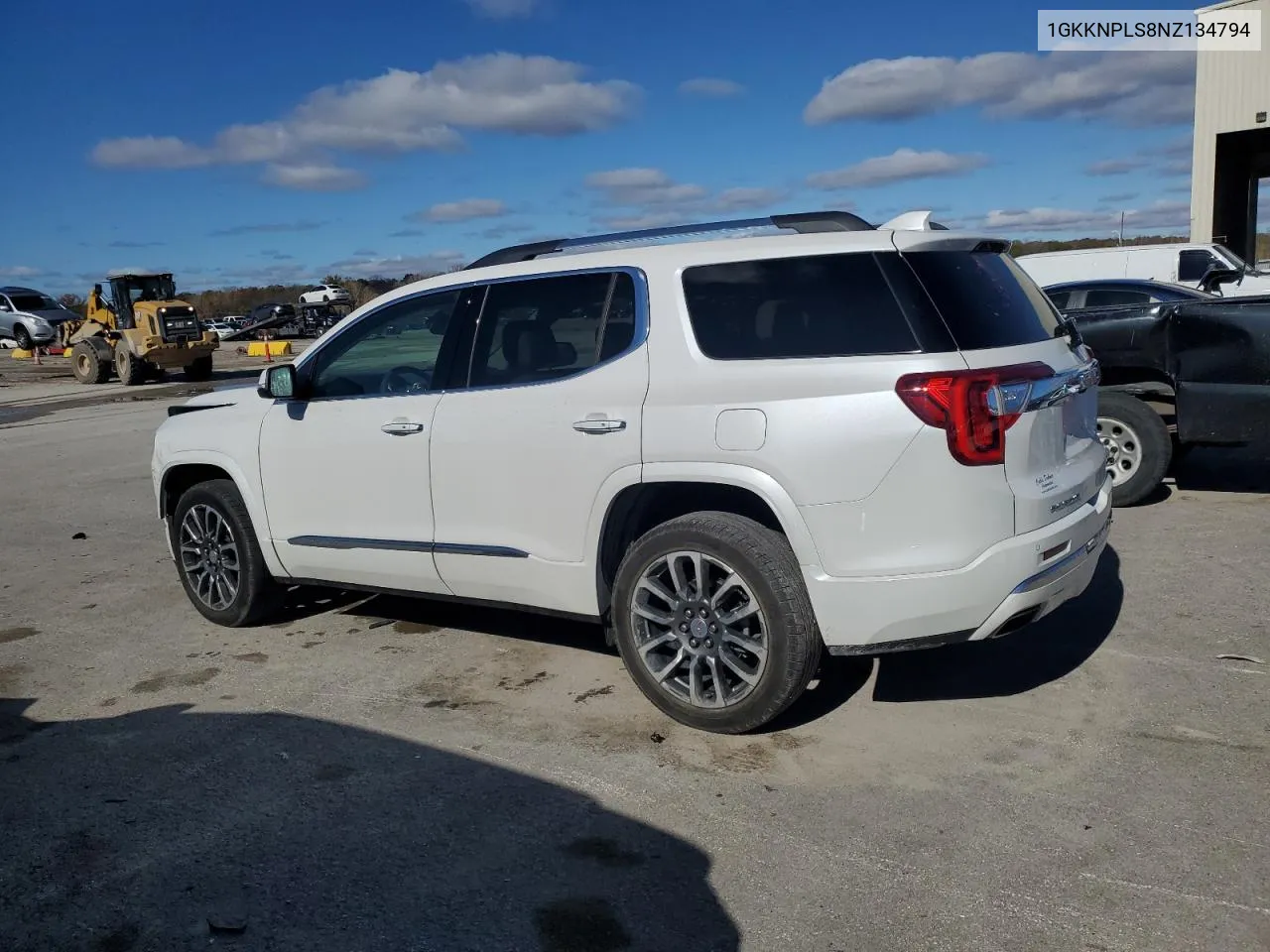 2022 GMC Acadia Denali VIN: 1GKKNPLS8NZ134794 Lot: 78139034