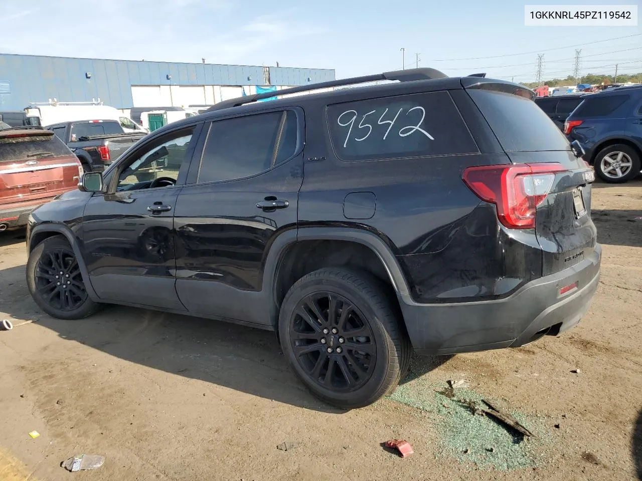 2023 GMC Acadia Sle VIN: 1GKKNRL45PZ119542 Lot: 75879914