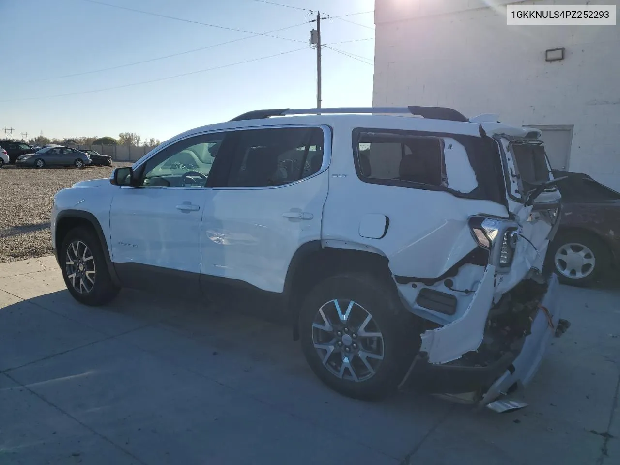 2023 GMC Acadia Slt VIN: 1GKKNULS4PZ252293 Lot: 80067374