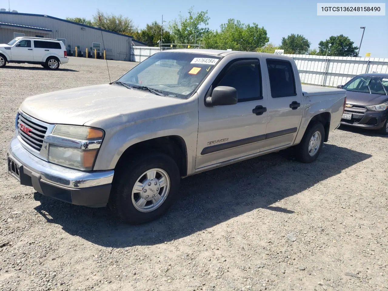 2004 GMC Canyon VIN: 1GTCS136248158490 Lot: 51764284