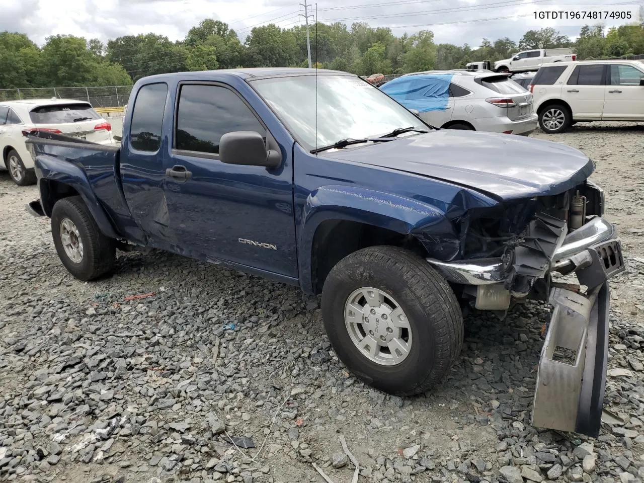 2004 GMC Canyon VIN: 1GTDT196748174905 Lot: 70525684