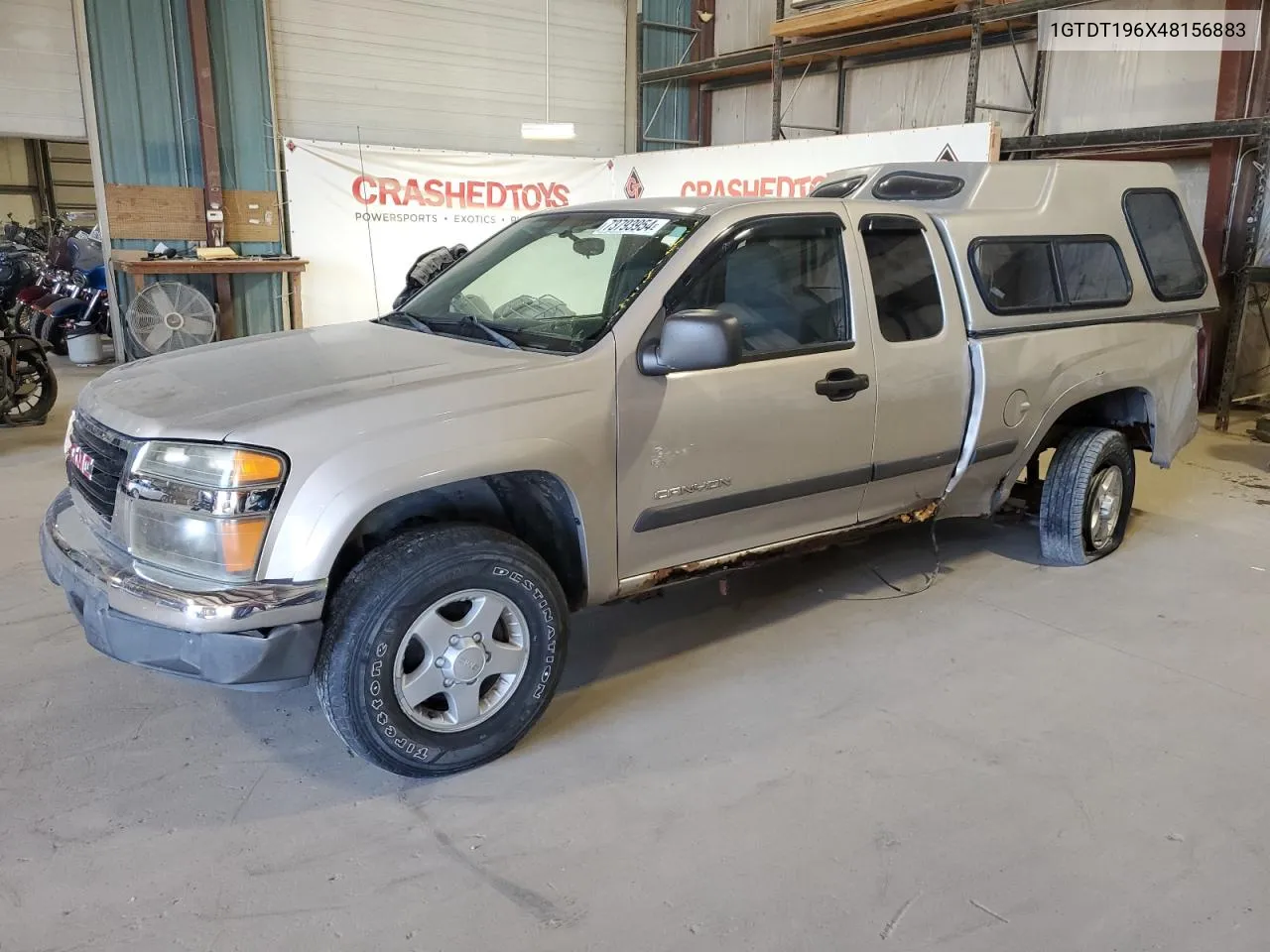 2004 GMC Canyon VIN: 1GTDT196X48156883 Lot: 73793954