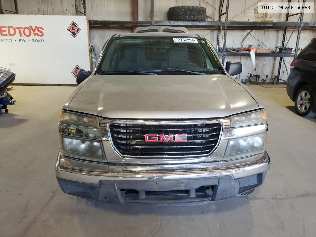 2004 GMC Canyon VIN: 1GTDT196X48156883 Lot: 73793954