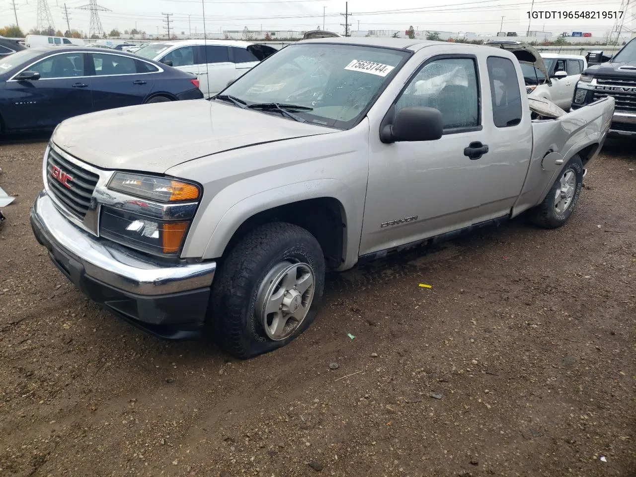 2004 GMC Canyon VIN: 1GTDT196548219517 Lot: 75623744