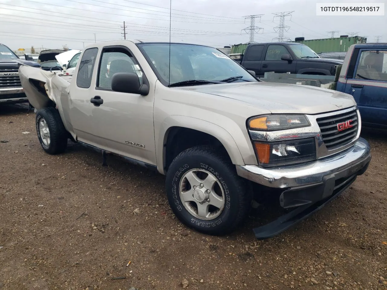 2004 GMC Canyon VIN: 1GTDT196548219517 Lot: 75623744