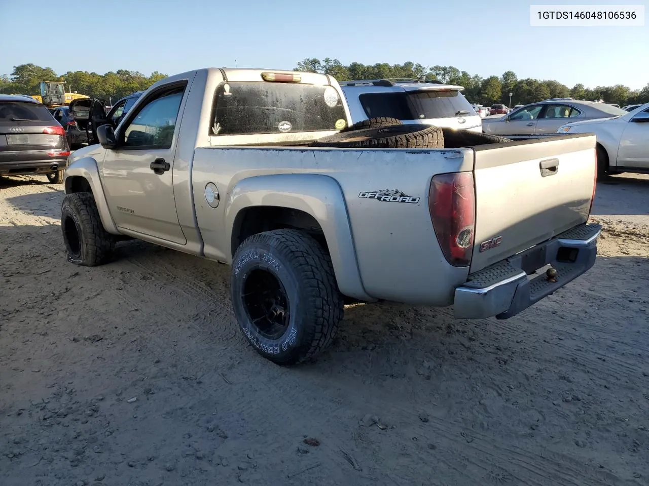 2004 GMC Canyon VIN: 1GTDS146048106536 Lot: 77187094